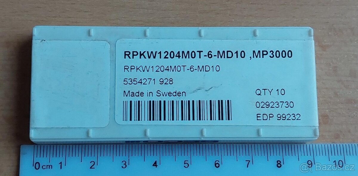 Destičky břitové SECO - RPKW1204M0T-6-MD10 MP3000 - 3