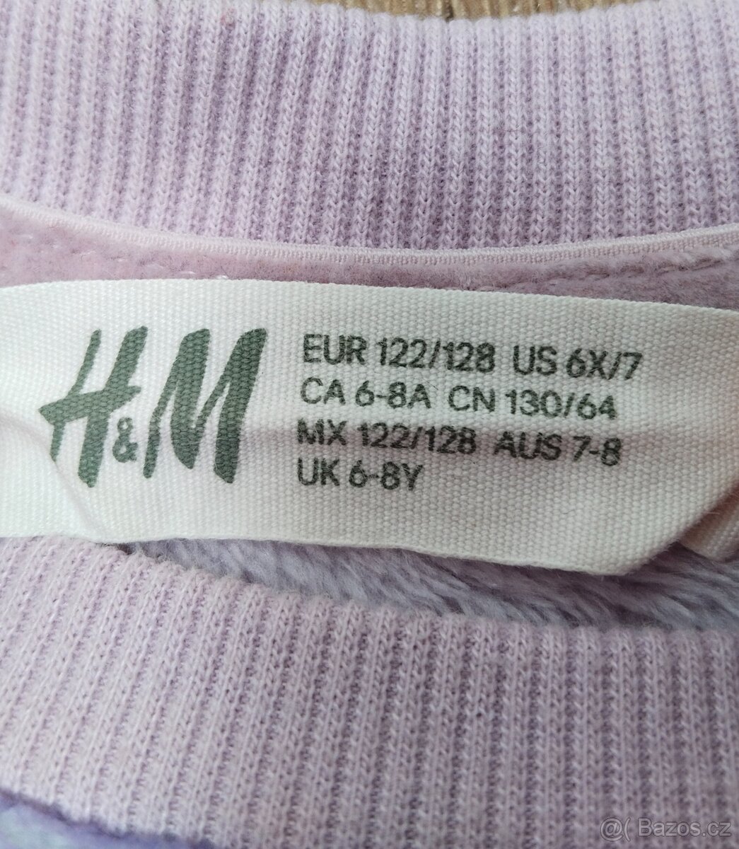 Dívčí mikina zn. H&M vel. 122/128 - 3