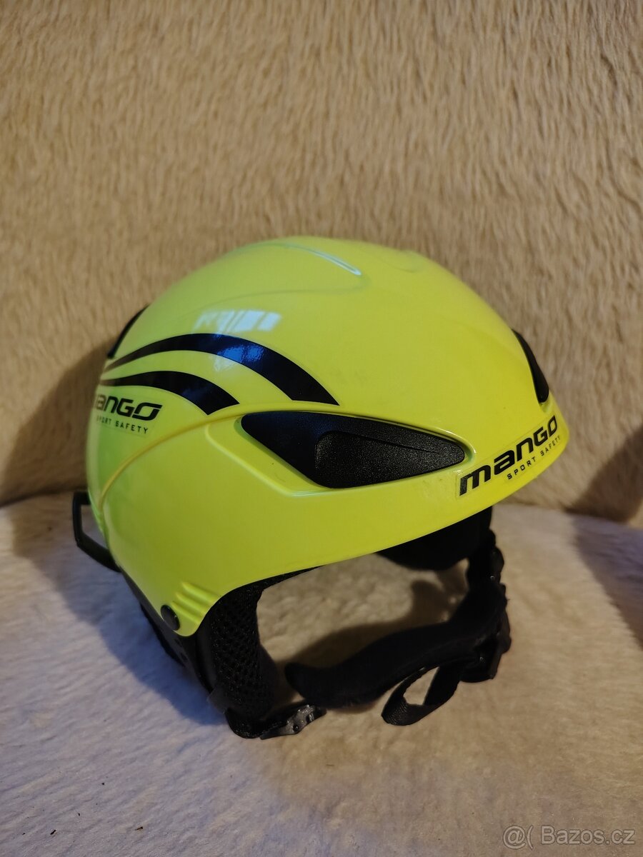 Dětská lyžařská helma Mango 48-52 + brýle - 3