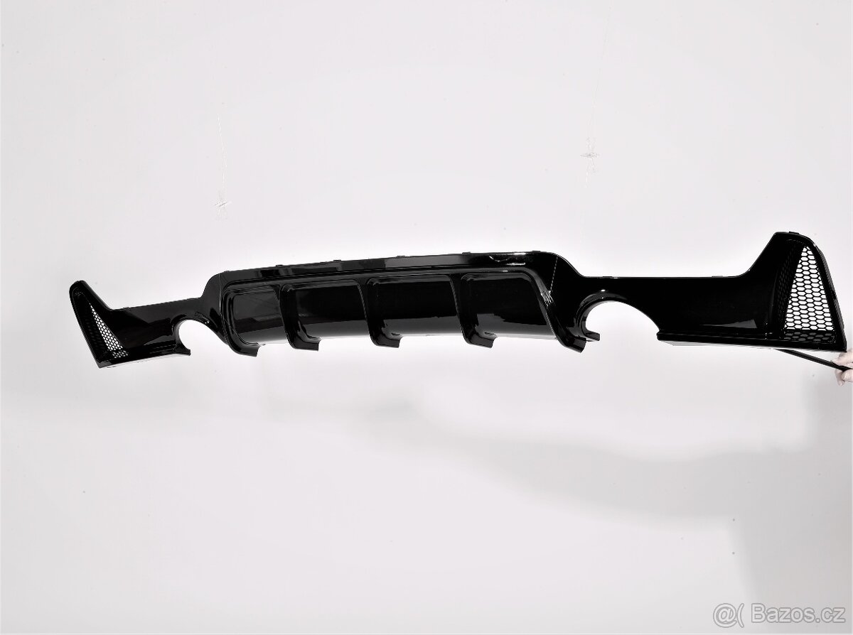 Performance difuzor - ČERNÝ LESK - na BMW 4 - F32/F33/F36 - 3