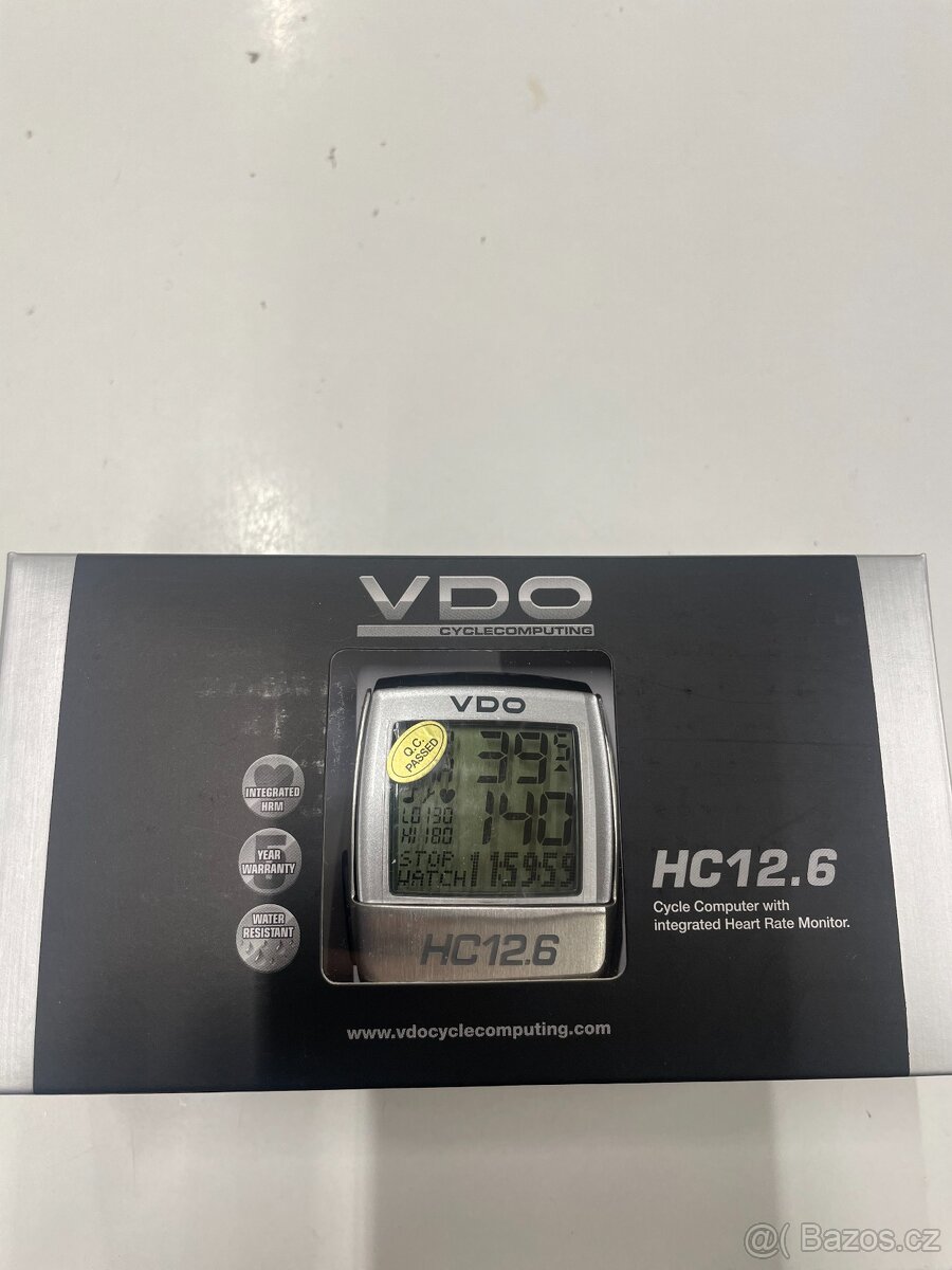 Cyklopočítač VDO HC 12.6 - NOVÝ - 3
