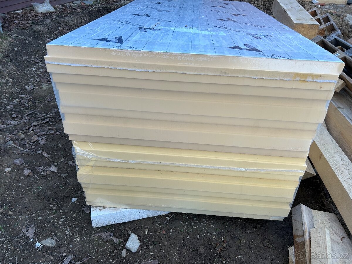 Pur panel střešní 2400x1200 tl. 16 - 3