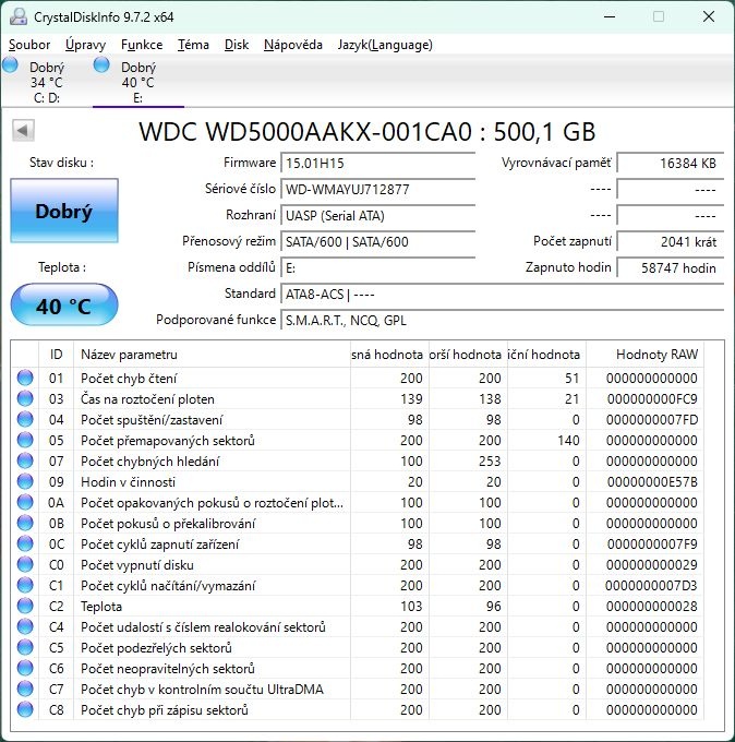 HDD 3,5" 500 GB SATA3 WD Blue - 3
