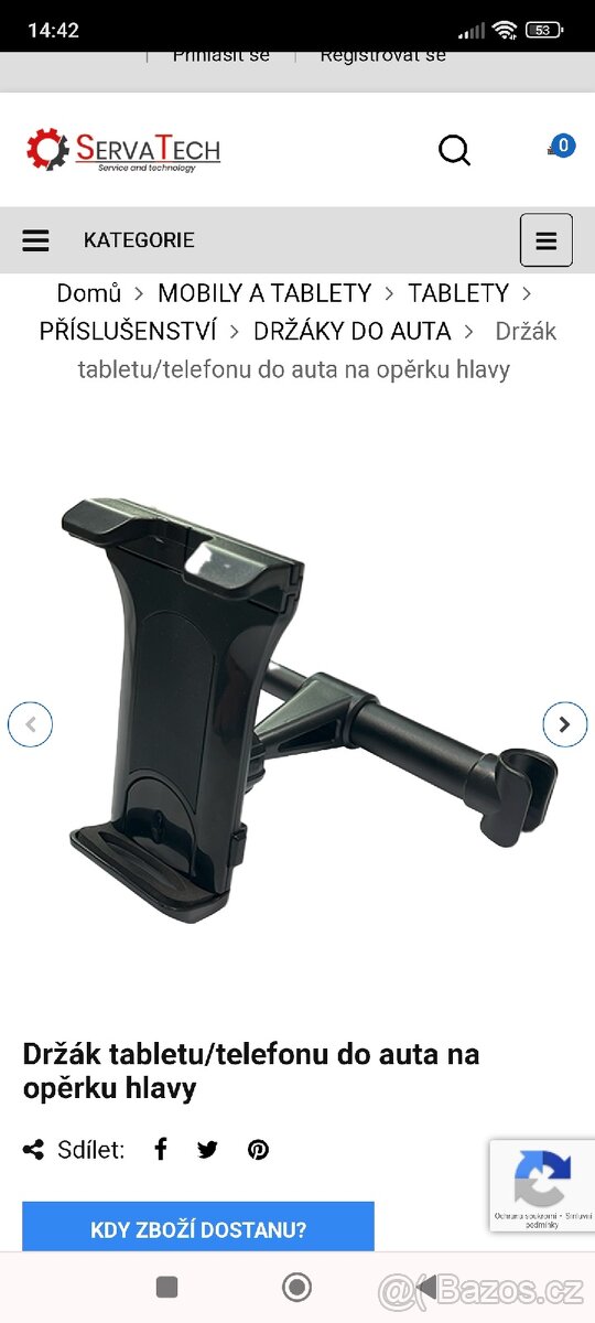 Držák tabletu/telefonu - 3