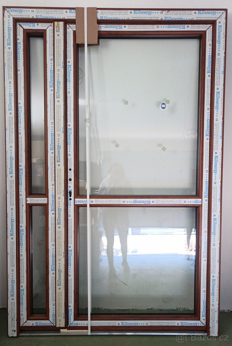 Vchodové dveře zlatý dub 140x210 - 3