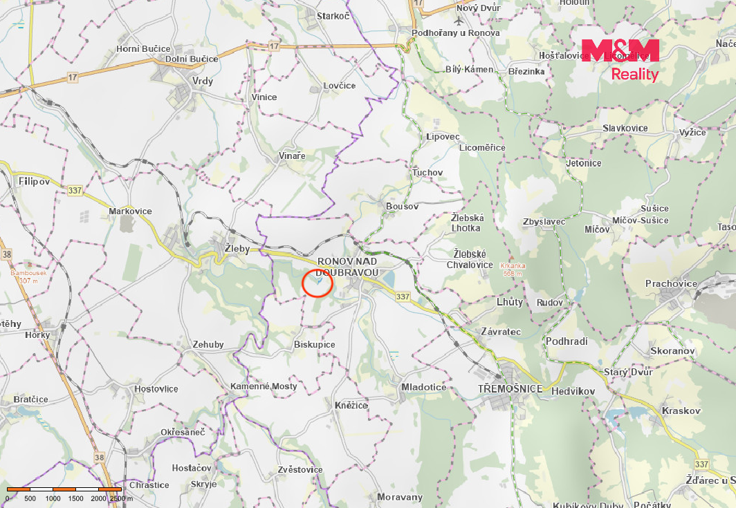 Prodej lesa, 2904 m², Ronov nad Doubravou - 3