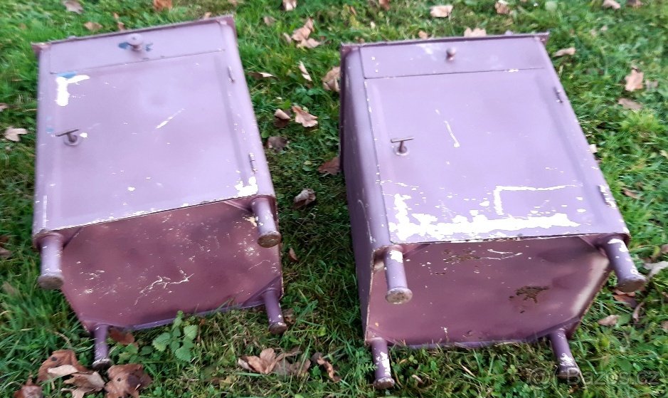 noční stolky,komody plech - 3