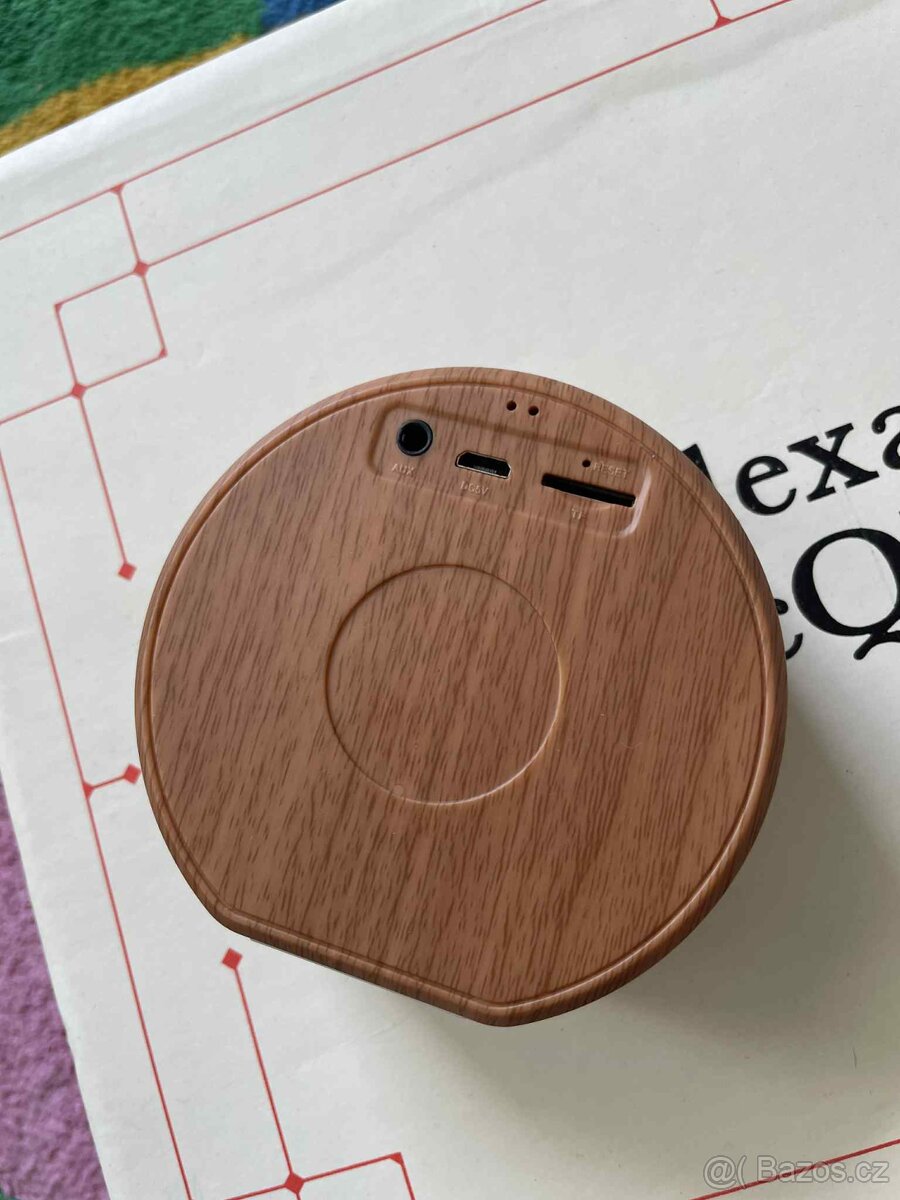 Davidoff Bluetooth reproduktor – dřevěný design, AUX, microS - 3