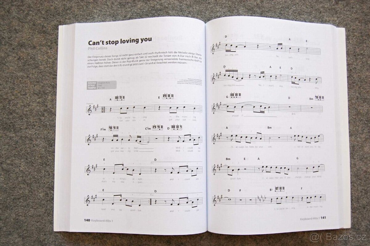 Keyboard Hits 1 - noty s melodickou linkou a akordy - 3
