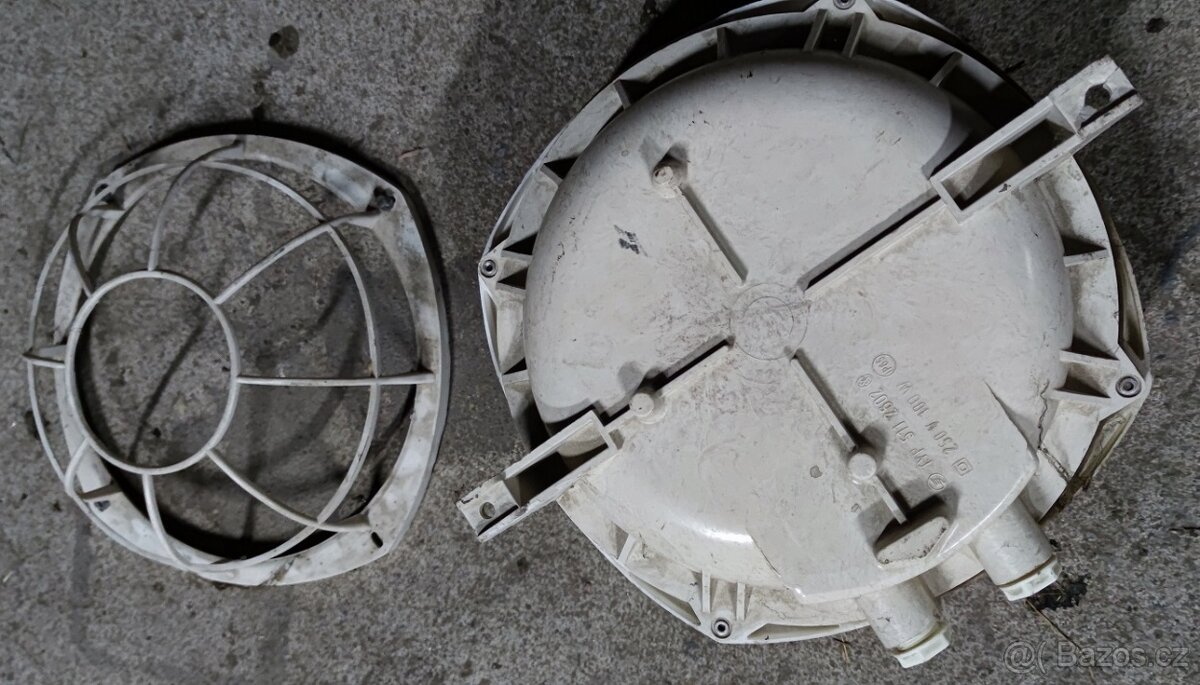 Plastové stropní svítidlo - retro, historické, industriální - 3