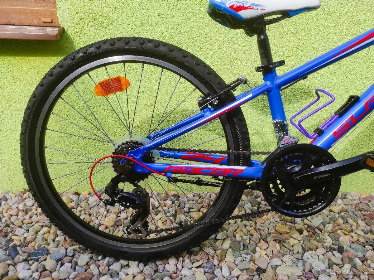 Značkové dětské kolo Superior 24" (modrá) - 3