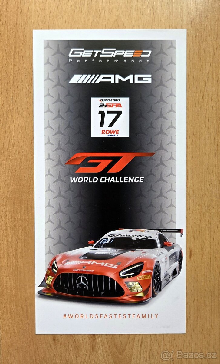 24H SPA 2025 Mercedes AMG GT Get Speed 17 autogramkarta - 3
