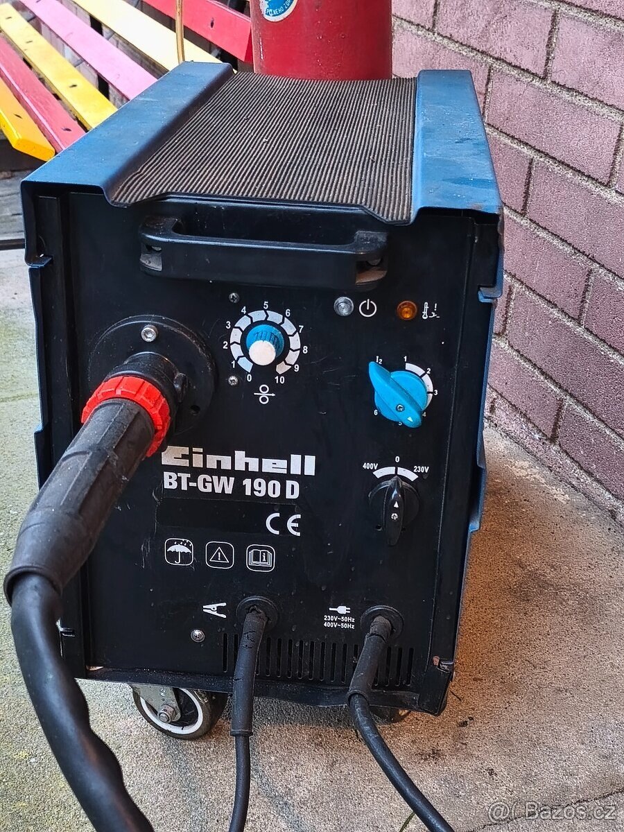 Prodám co2 svářečku EINHELL BT-GW 190 D.(MAX 190 A) + BOMBA - 3