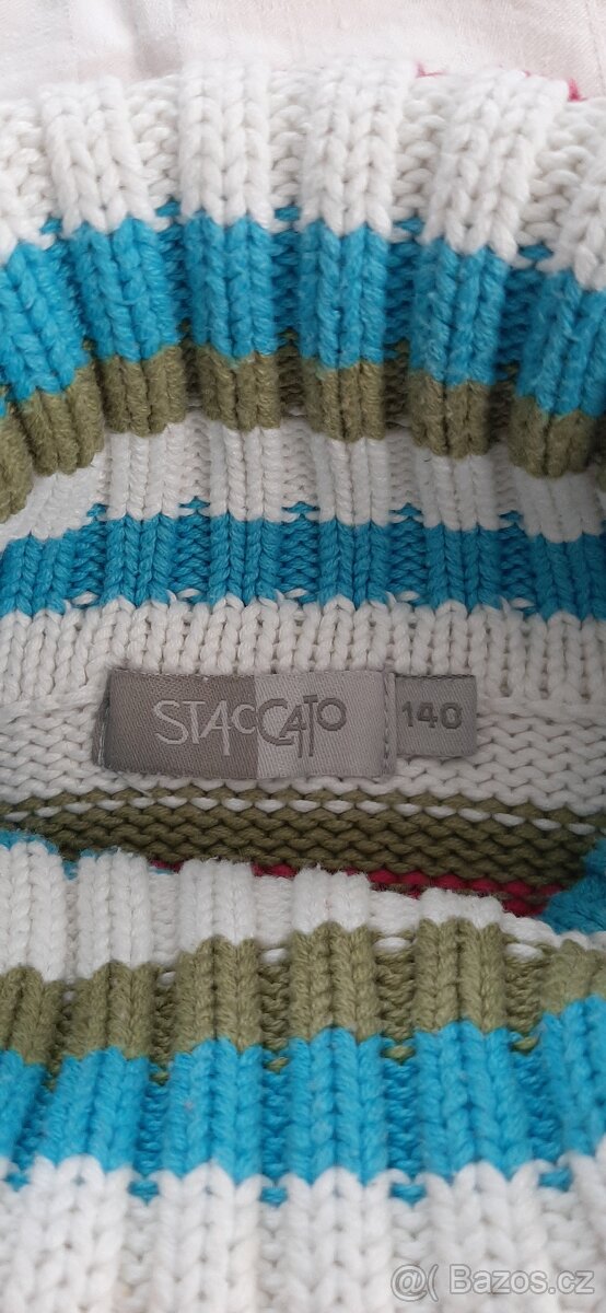 Dětský svetr rolák vel.134/140 - 3