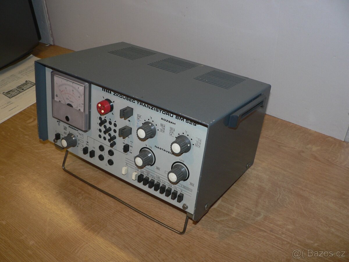 Tesla BM529 zkoušeč tranzistorů - 3