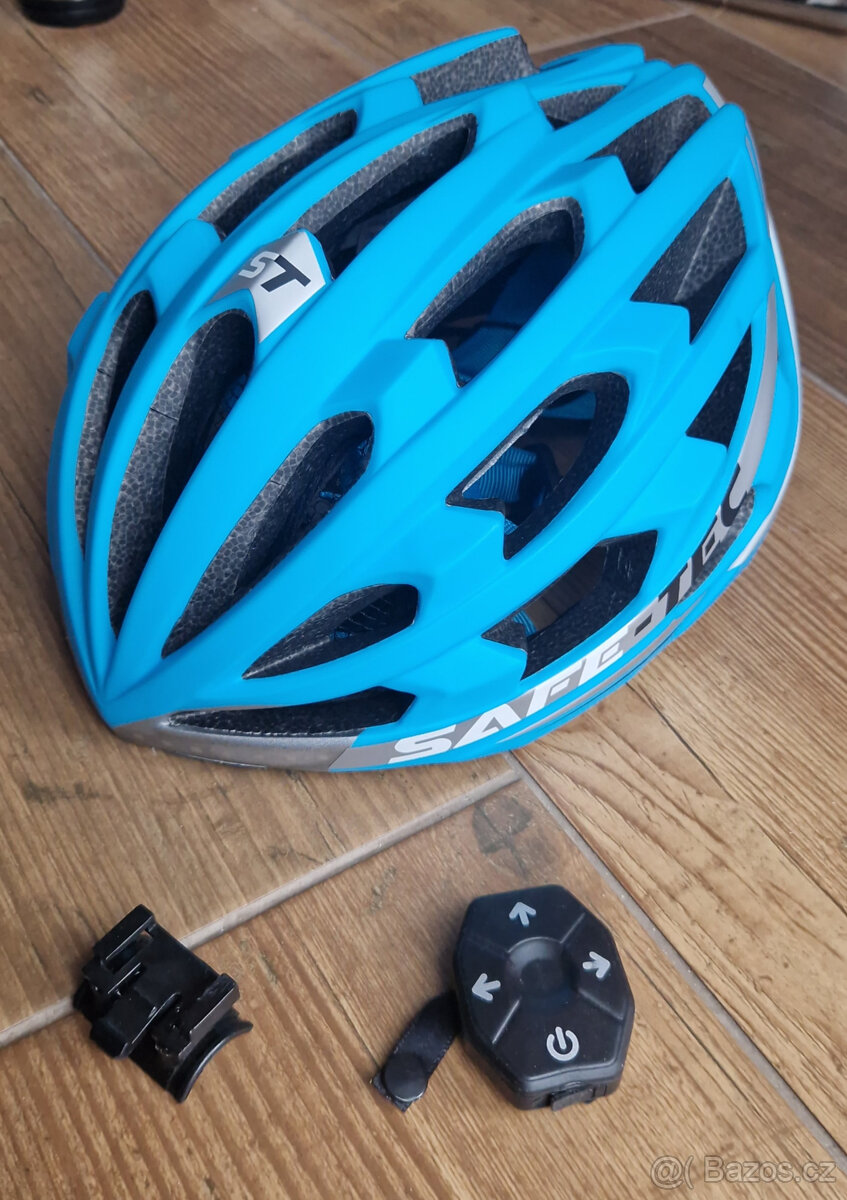 Chytrá cyklohelma SafeTec FT01 s handsfree a světlem 58-61cm - 3