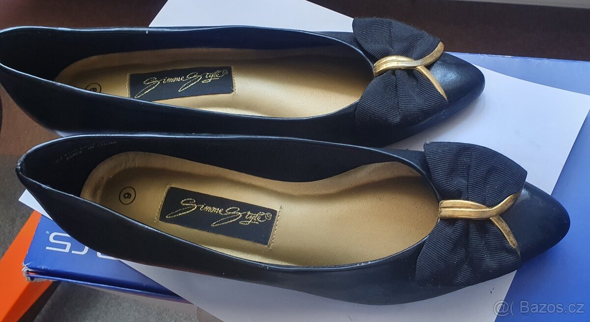 Nové kožené společenské lodičky vel 38 - 3