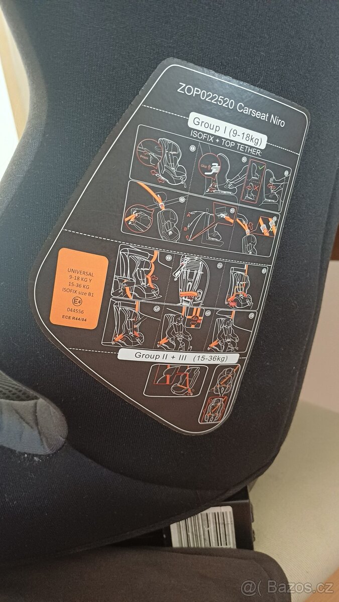 Dětská auto sedačka Niro SPT, ISOFIX - 3