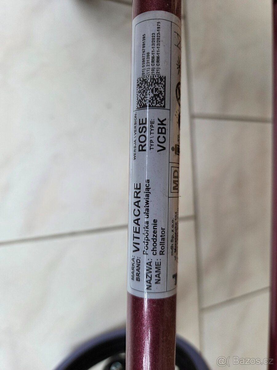 Čtyřkolové chodítko pro seniory - 3