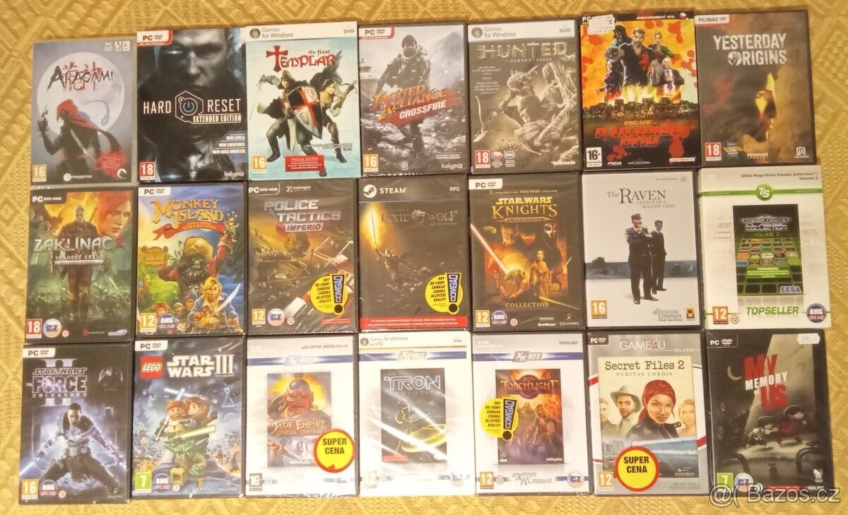 nové, nerozdělané PC hry ve folii, levně + HRY ZDARMA - 3