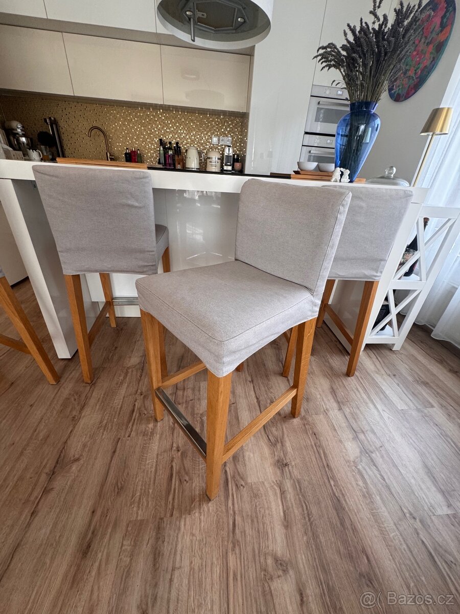 Sada 4 barových židlí Ikea Henriksdal - 3