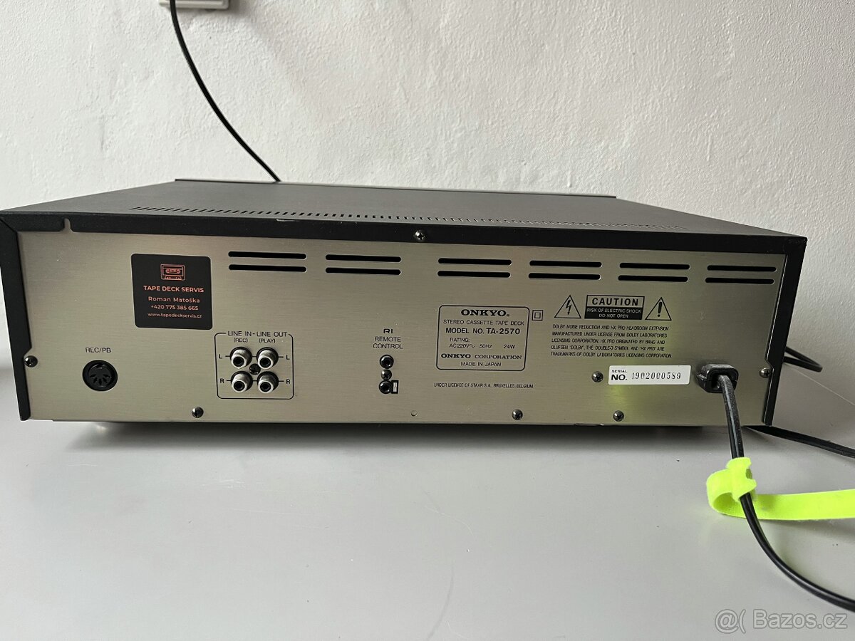 ONKYO TAPE DECK INTEGRA R1 (TA-2570) - 3