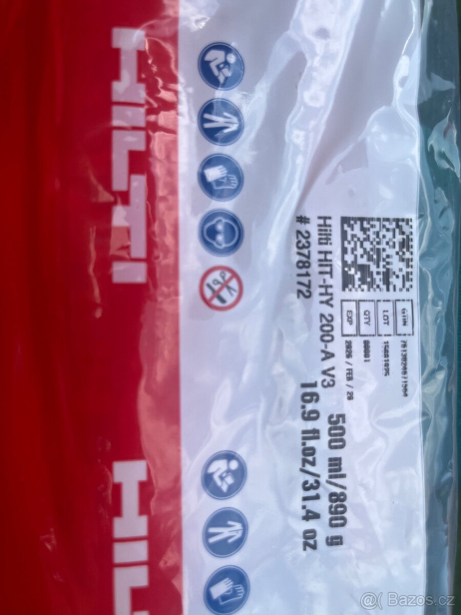 Hilti HIT-HY 200-A V3 500ml/890g - 3