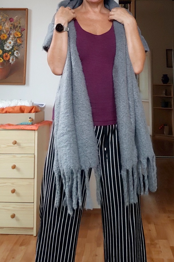 Velký měkký šál Pull&Bear, 230 x 50 cm - 3