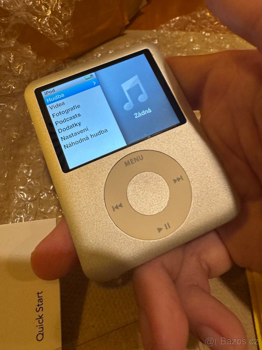 iPod nano 3 - 8 GB - Nova baterie - 3