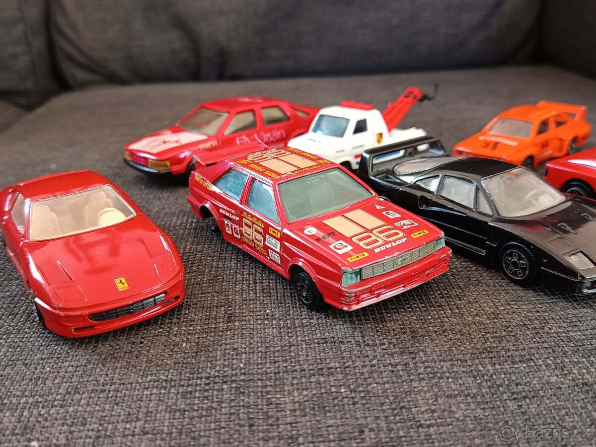 BBURAGO FERRARI, AUDI + CORGI SAAB, BMW A TRANSIT - 3