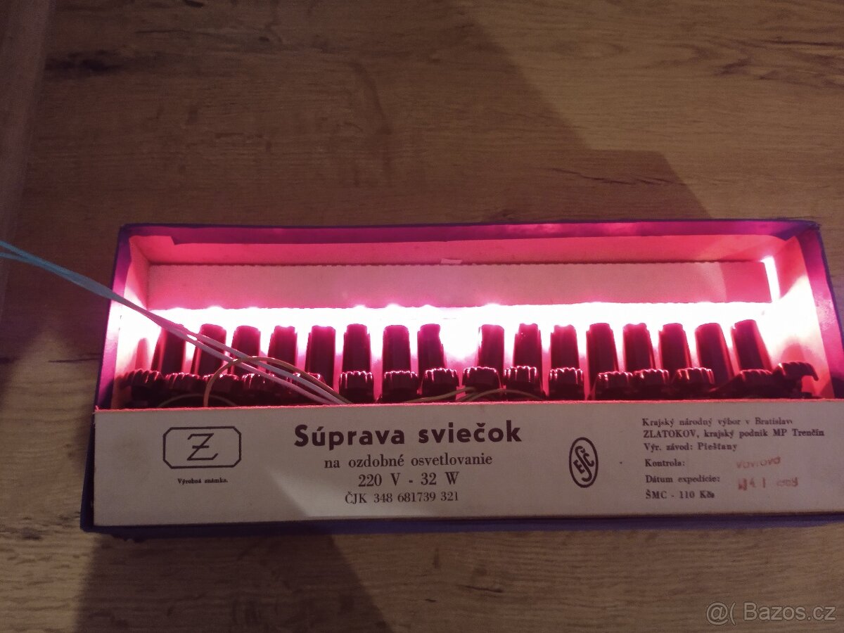 Retro Souprava Vánočního Osvětlení Zlatokov - 3