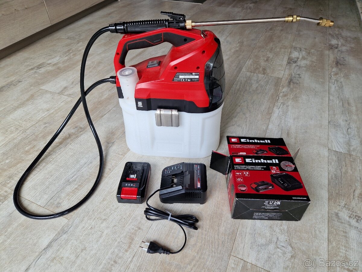 Aku postřikovač Einhell + Nabíječka a akumulátor - 3