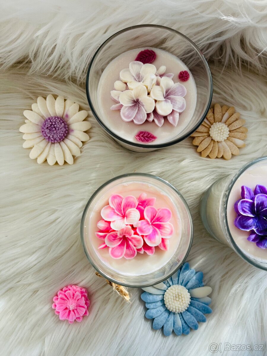 Sójové svíčky, home made - 3