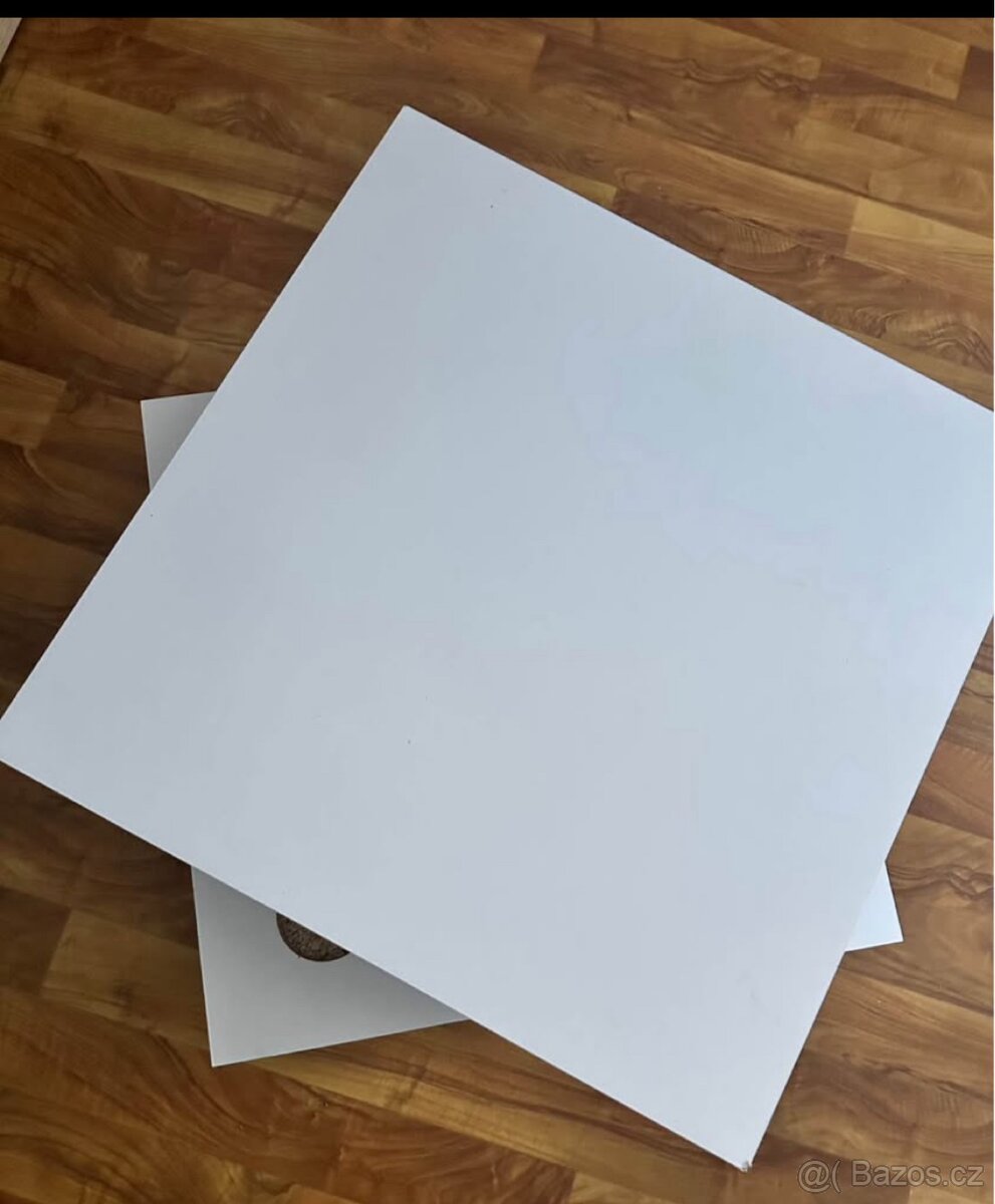 Točící bílý konferenční stolek - 3