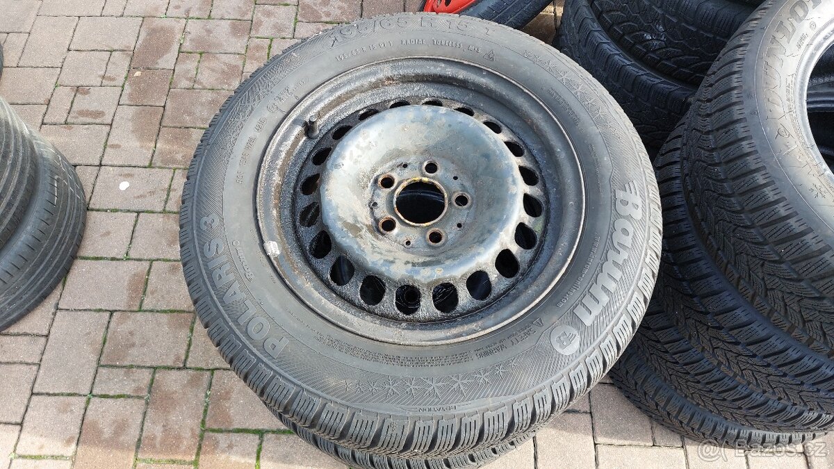 Kola zimní 15", MERCEDES, rozteč 5x112mm, pneu 195/65/15 - 3