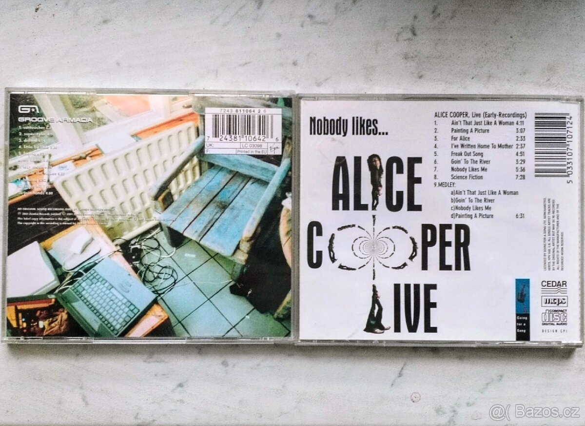 CD Groove Armada + CD ALICE COOPER live jako Nové - 3