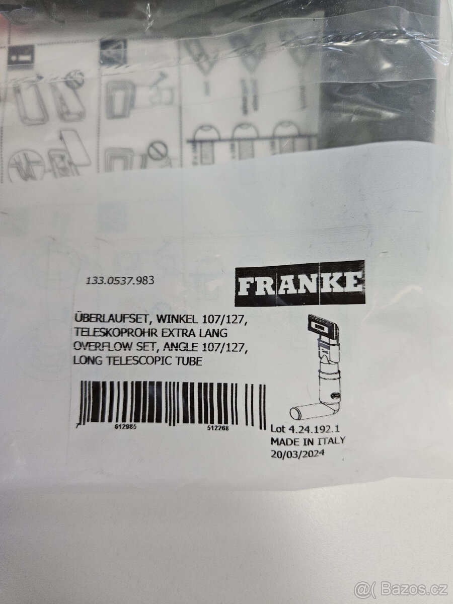 FRANKE nerezový obdélníkový přepad - 3