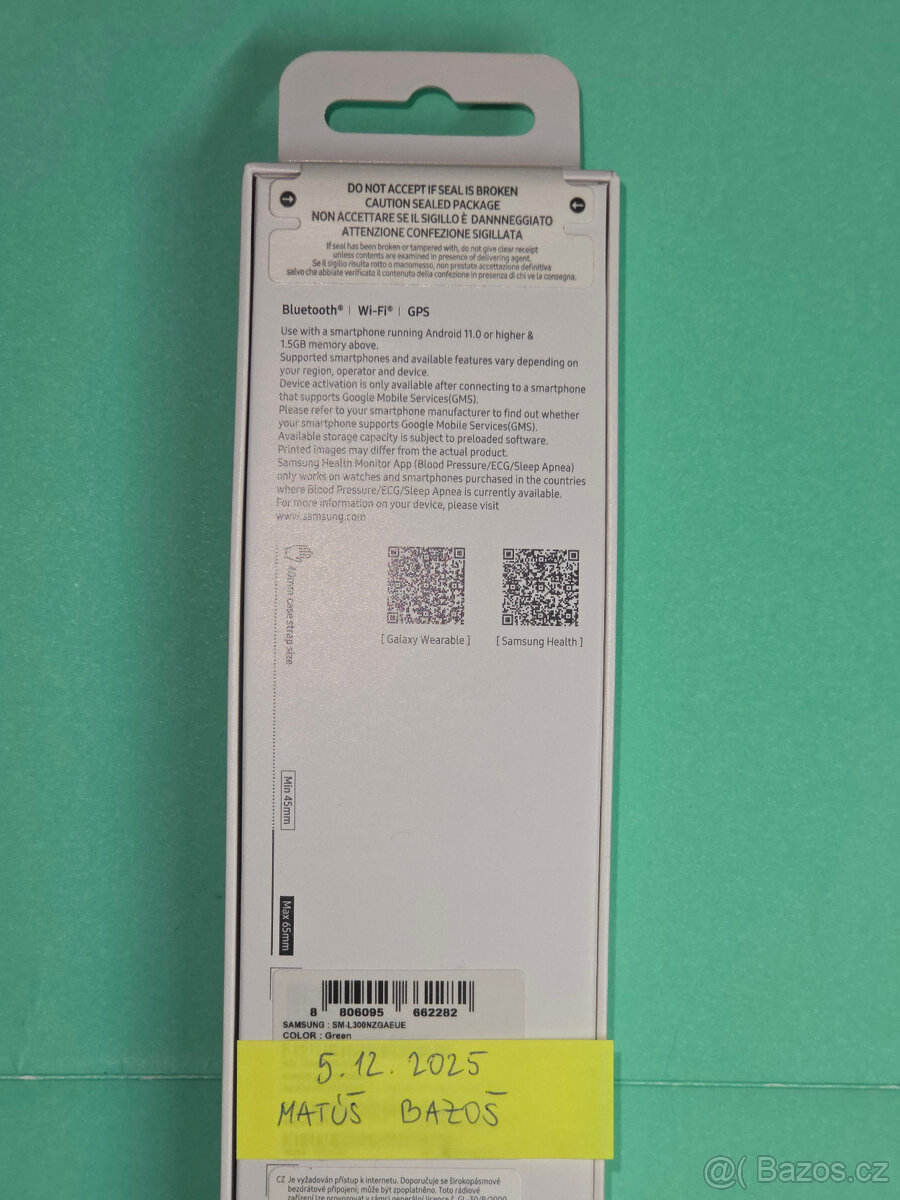 Nové Samsung Galaxy Watch 7 40mm BT béžové a zelené - 3