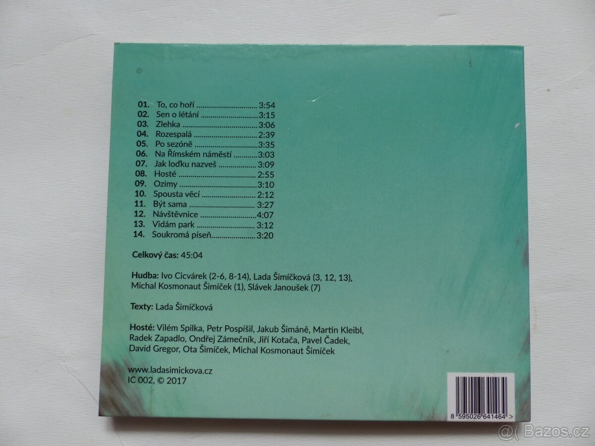 CICVÁREK A ŠIMÍČKOVÁ - Soukromé písně - CD - 3