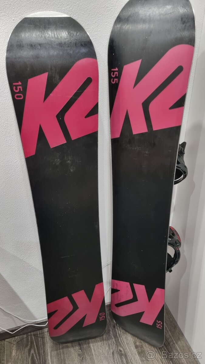 Prodám snowboardové prkno K2 délka 150 a 155 cm - 3