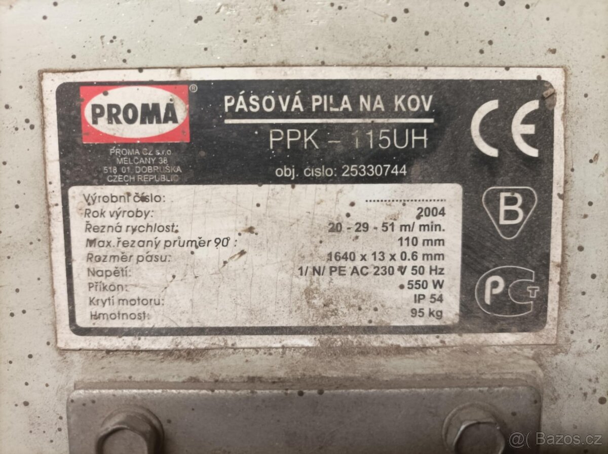 Pásová pila na kov - 3