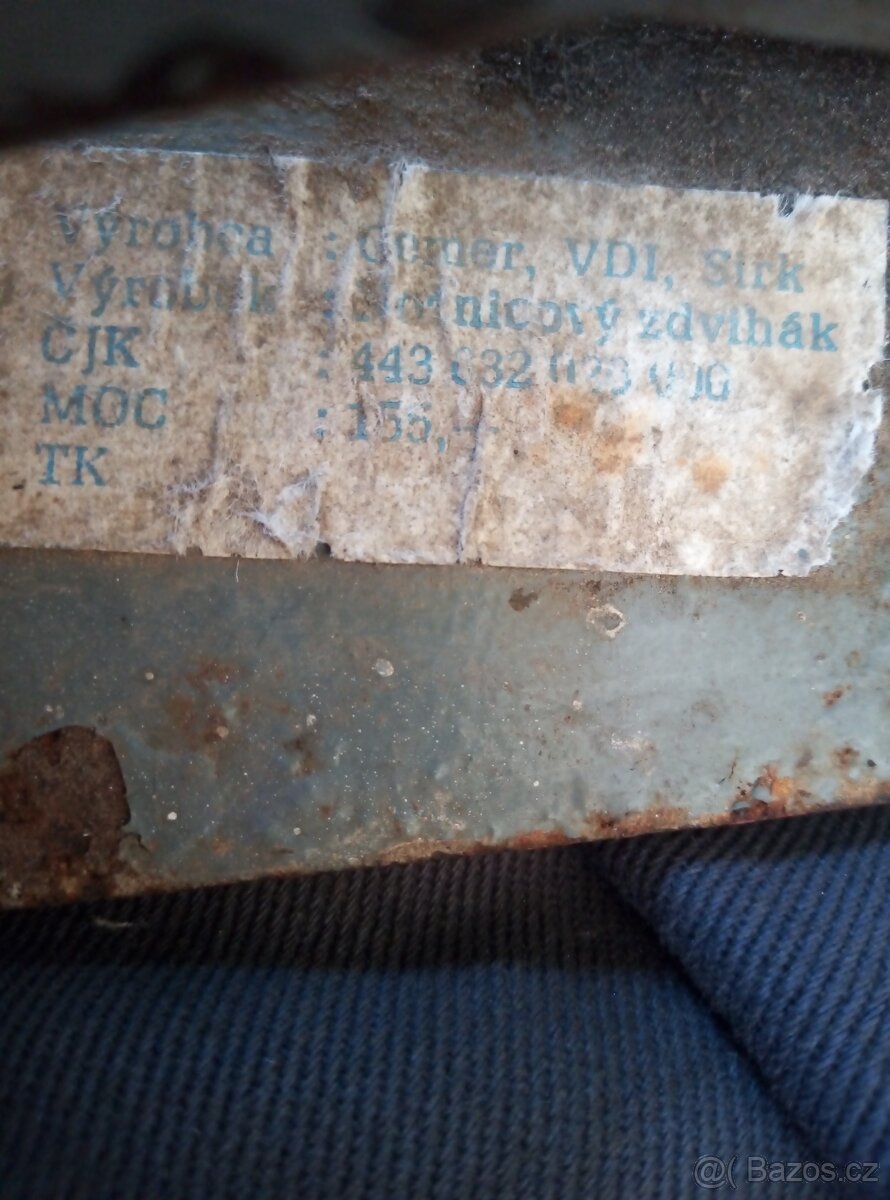 Hever, zvedák, hupcuk pro veterán - 3