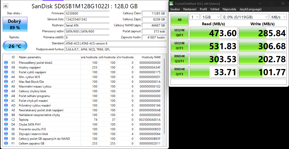 SSD 128GB SanDisk X110 - SATA III - 3