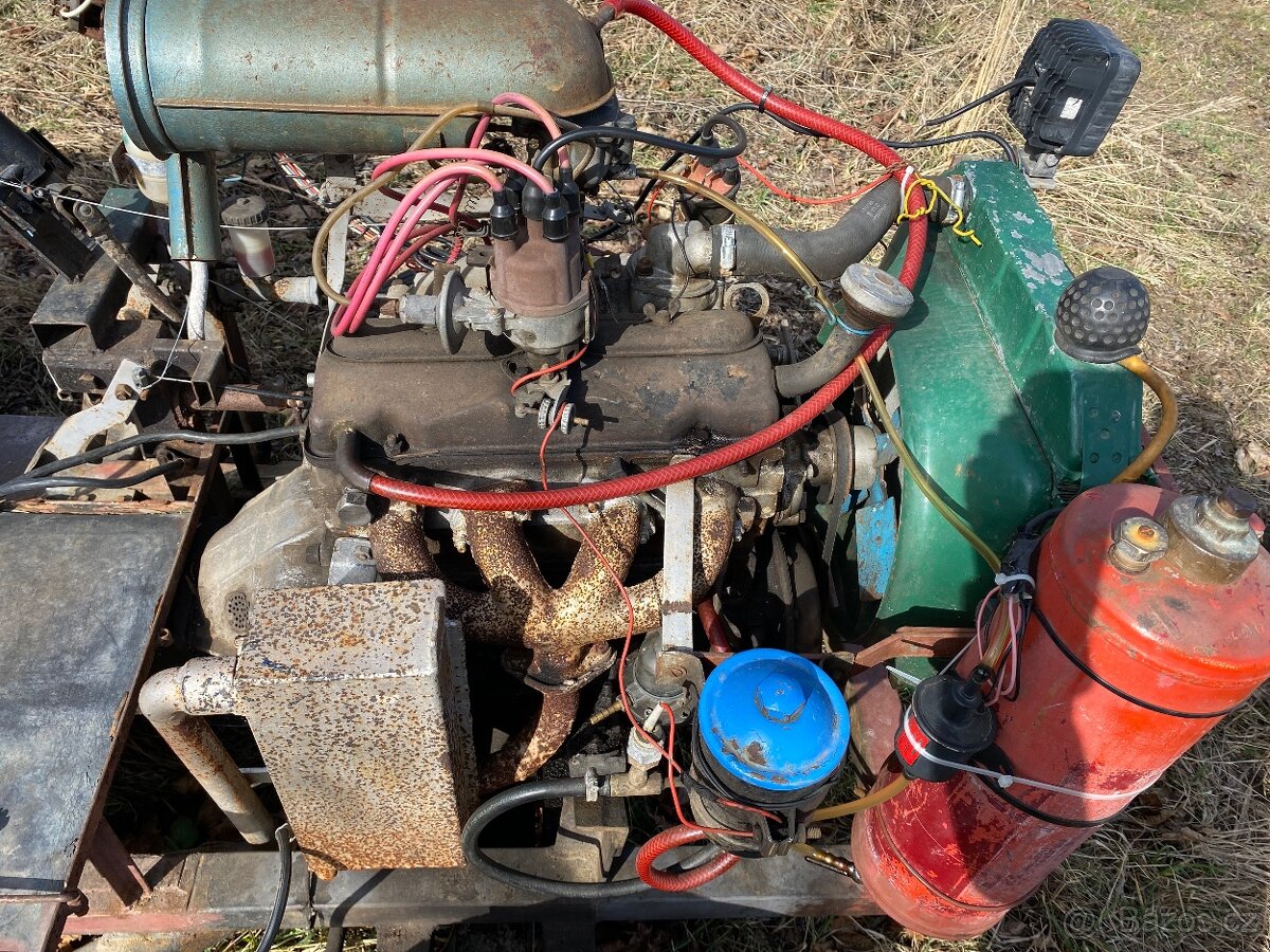 Malotraktor domácí výroby - 3