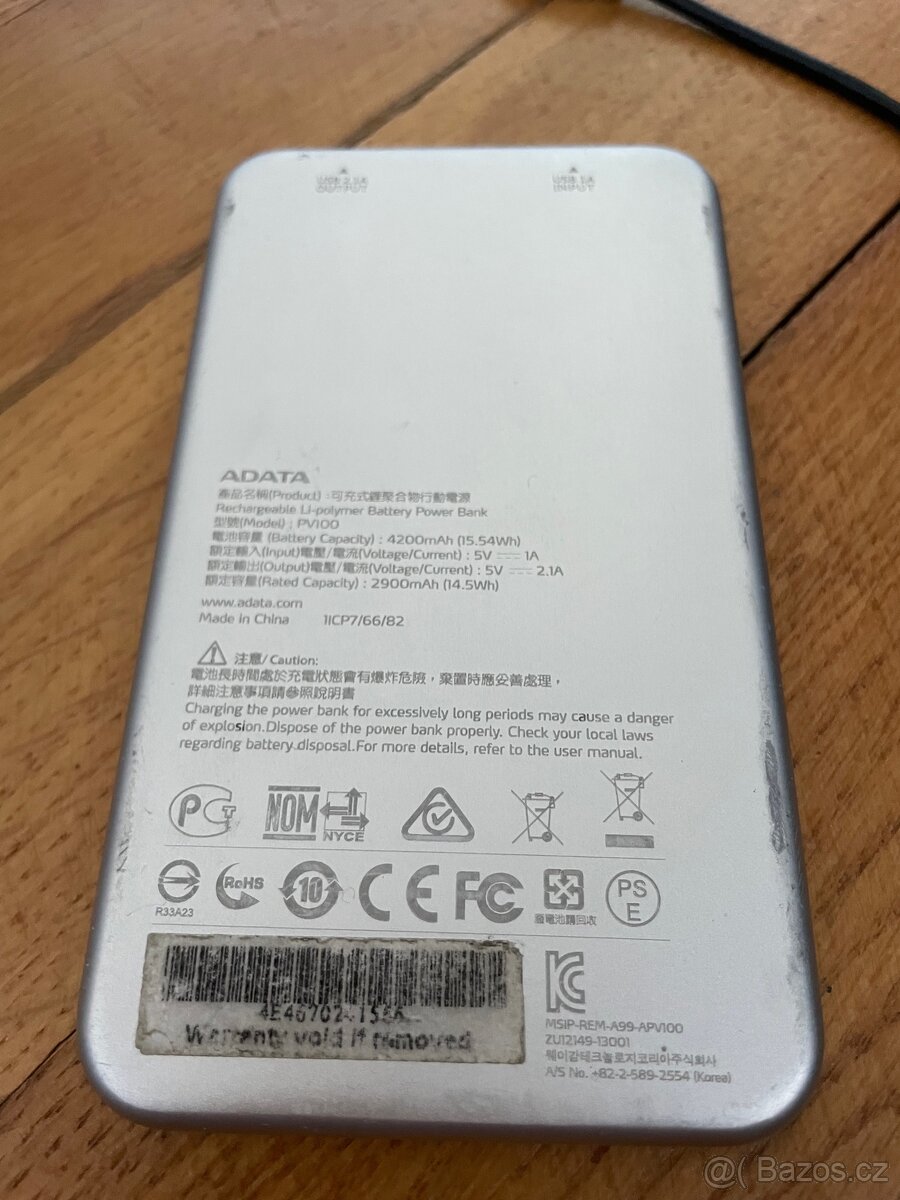 Powerbanka ADATA PV100 4200mAh - 3