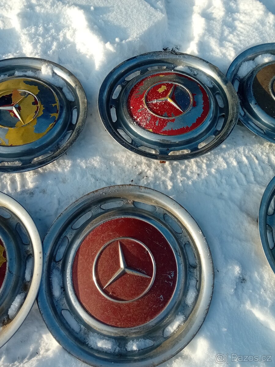 Chromované kryty kol Mercedes 14" - 3