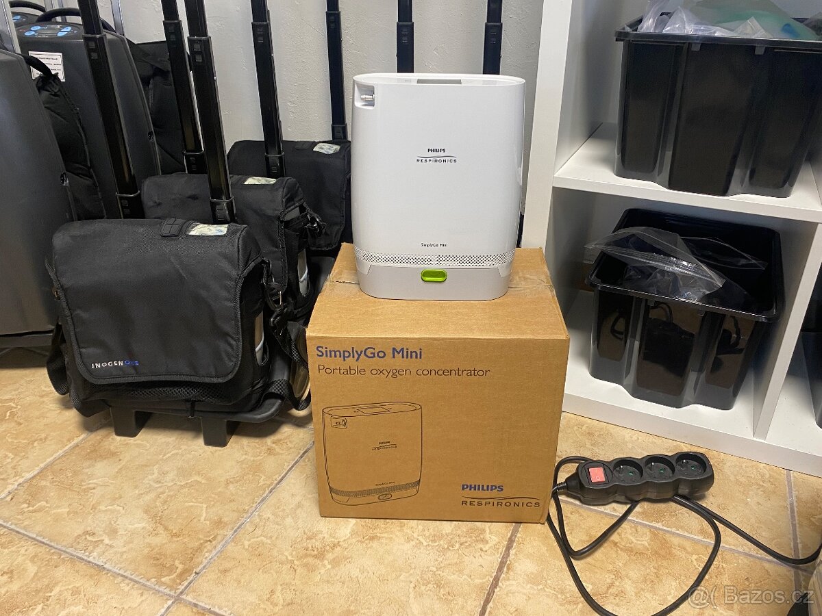 Nejlehčí mobilní kyslíkový přístroj Philips MINI GO - 3