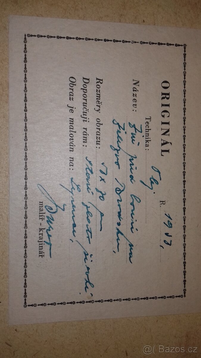 PRODÁM OBRAZ od J. BUREŠE - 3