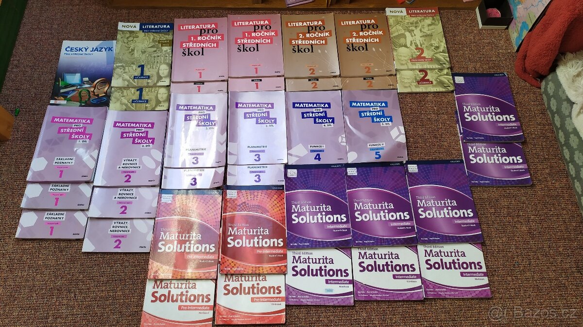 UČEBNICE ČJ, MATIKY, AJ, NJ PRO SŠ - 3