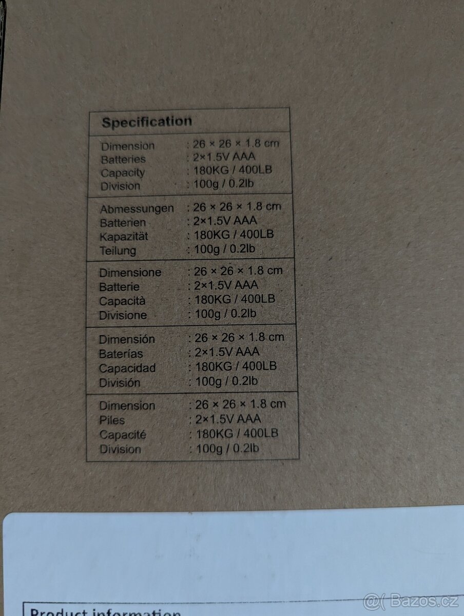 Chytrá osobní váha Foryond - sledujte své zdraví - 3